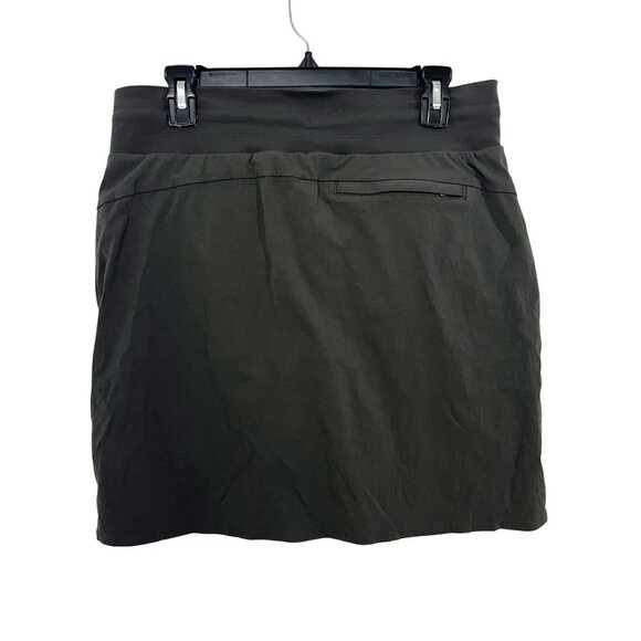 Athleta Trekkie North Skort in Gray Skirt Built-In Shorts Athletic - Size 6 Tall - Picture 2 of 6